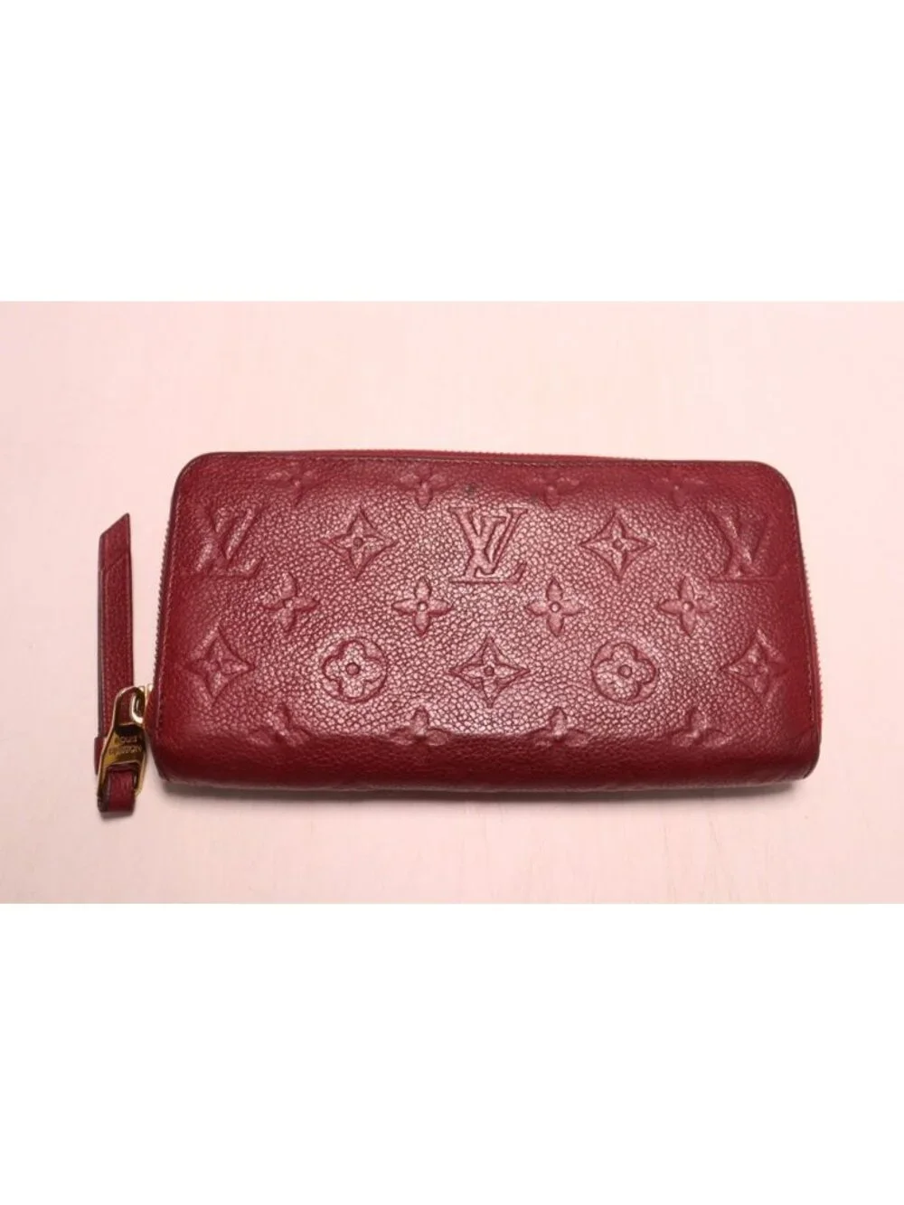 Louis Vuitton Monogram Empreinte Zippy Wallet Zip Around